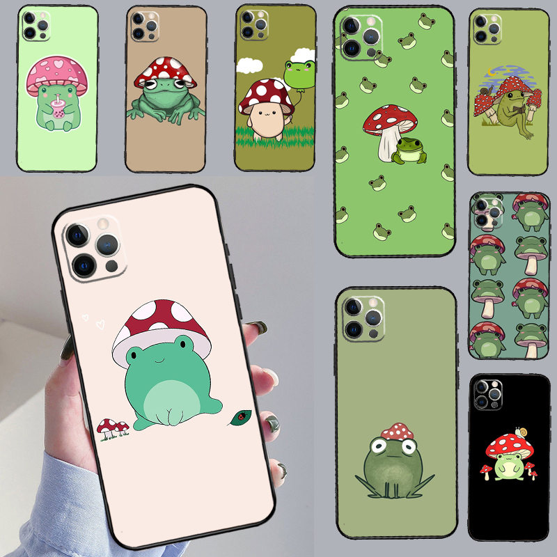 Oppo Reno 12 - Capa Kawaii Sapo Cogumelo para OPPO