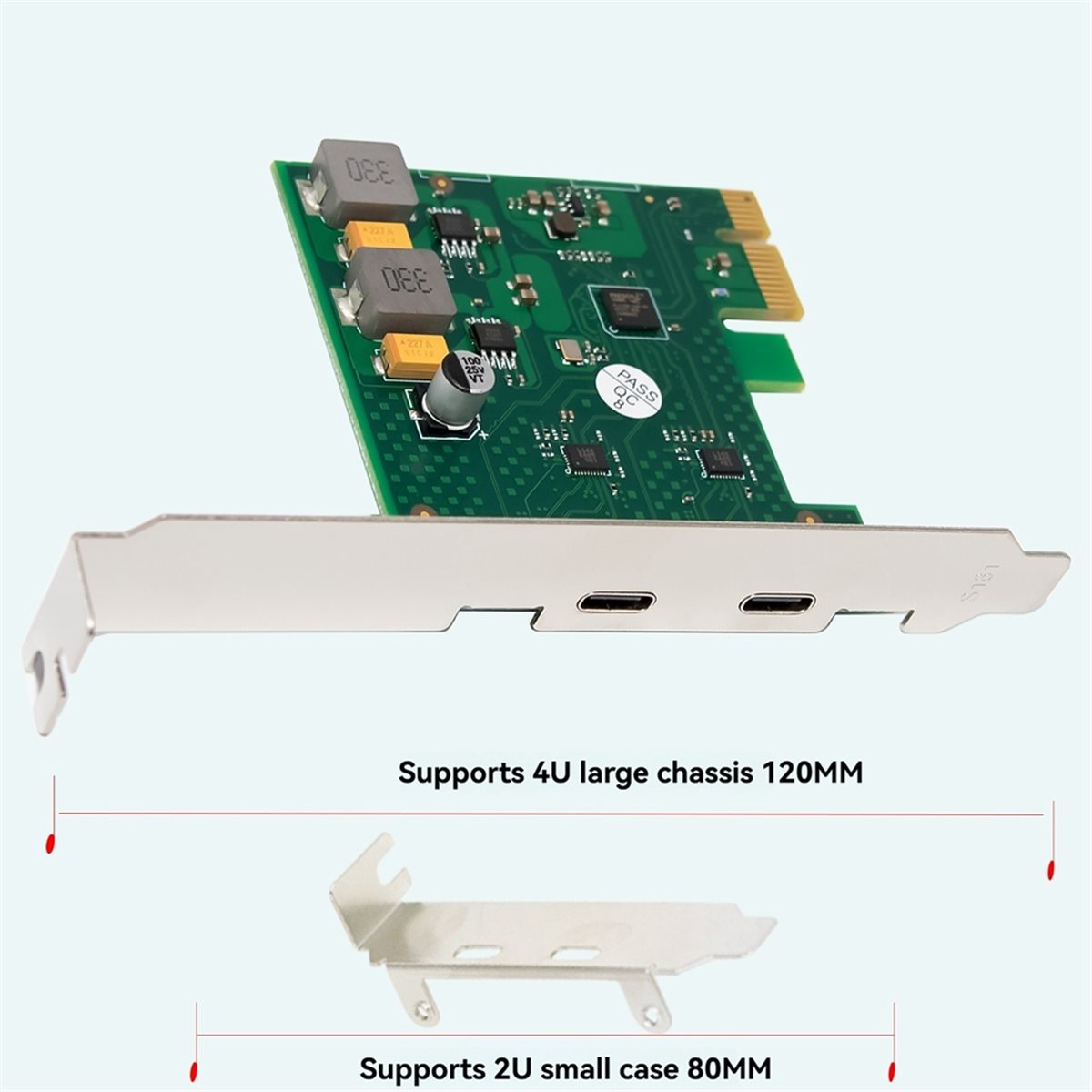 Usb Hub Type C - NOVO! Placa Adaptadora USB3.0 PCI-E com