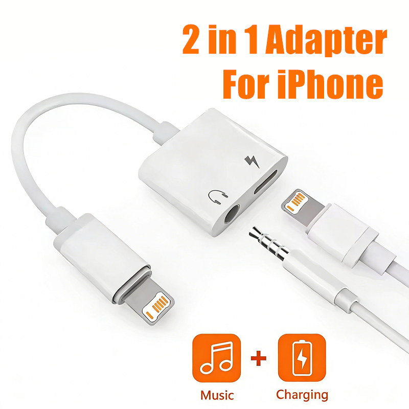 Wired Earphone Lightning - Adaptador de Áudio e Carregamento 2