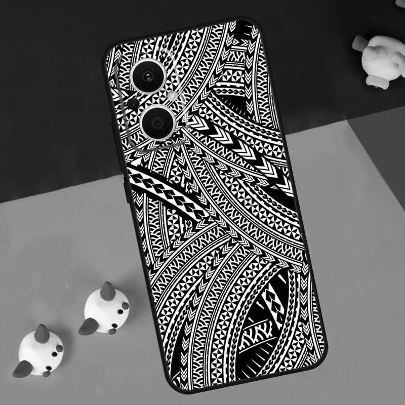 Capa com design tribal maori,  - Oppo Reno 12 avaliação e preço