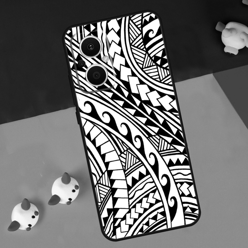 Capa com design tribal maori,  - Oppo Reno 12 avaliação e preço