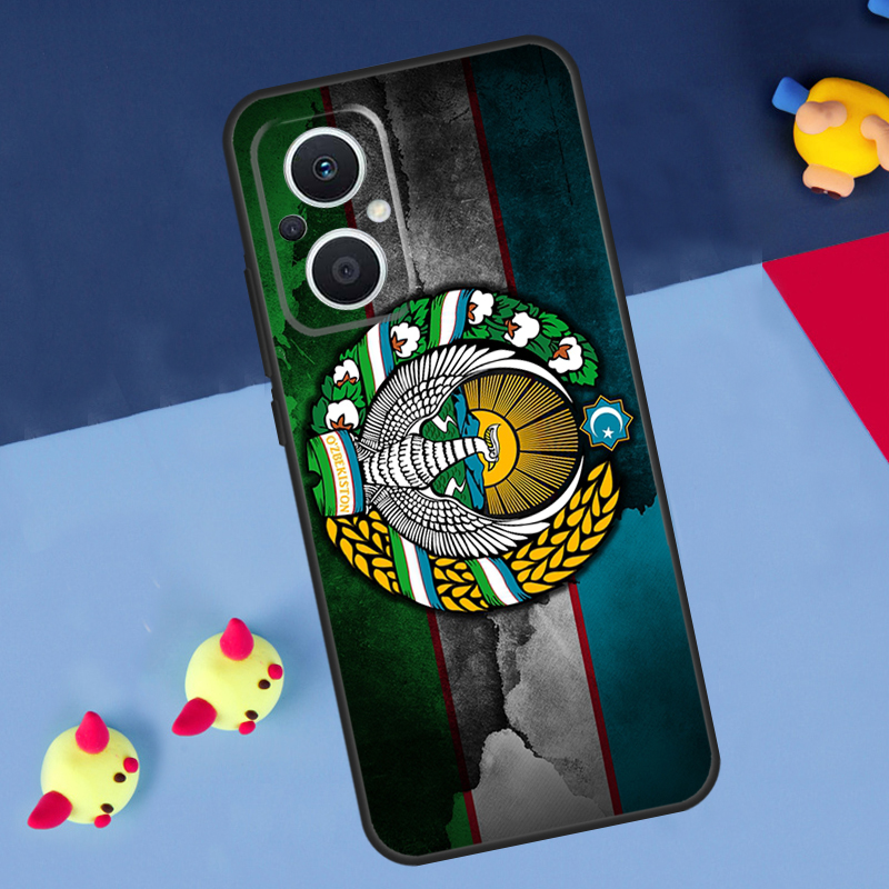 Capa com o emblema da bandeira - Oppo Reno 12 avaliação e preço