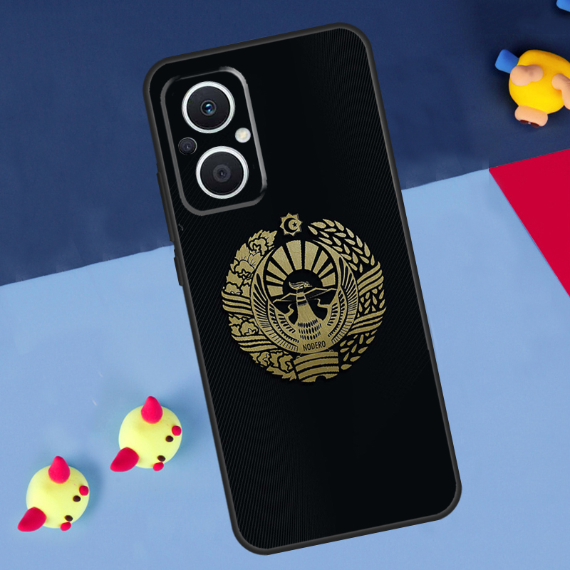 Capa com o emblema da bandeira - Oppo Reno 12 avaliação e preço