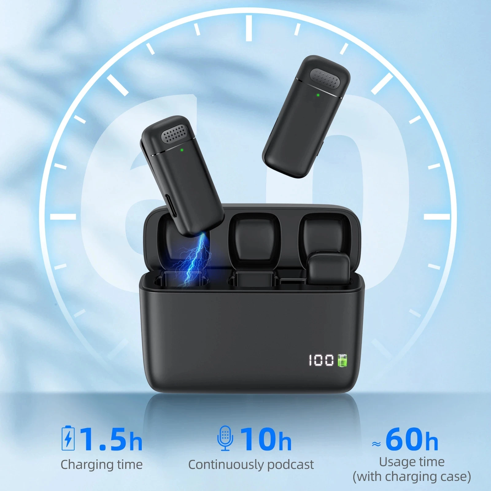 2 em 1 K30 Microfone de lapela - Android Tablet Gaming Accessories avaliação e preço