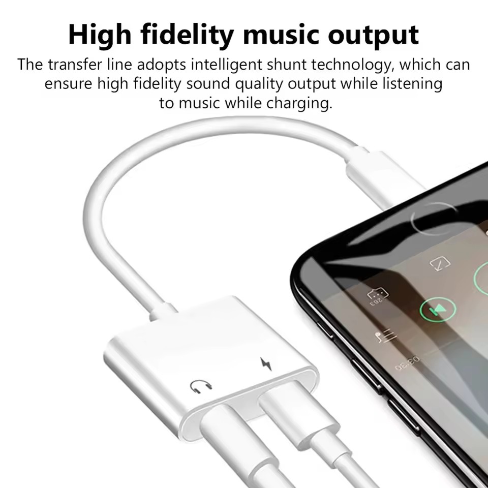Adaptador de Áudio e Carregame - Wired Earphone Lightning avaliação e preço