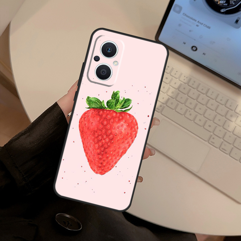 Capa Vermelha Morango para OPP - Oppo Reno 12 avaliação e preço